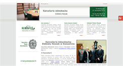 Desktop Screenshot of kancelarie-adwokackie.org